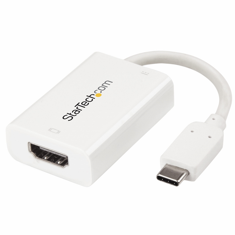StarTech CDP2HDUCPW USB C to HDMI 2.0 Adapter with Power Delivery